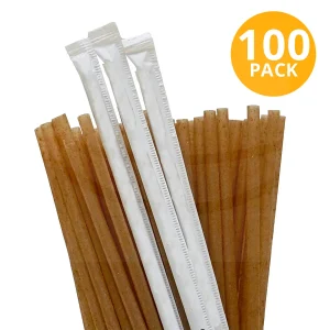 Carrizos de Agave, Biodegradable Compostable, 100 Unidades