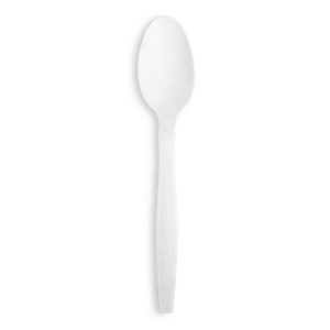 Cucharas Blancas Plásticas Centinel, 120 Unidades (Pack de 5 x 24)