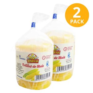 Mr Maíz, Tortillas de Maíz Amarillo, 8 Unidades (Pack de 2)