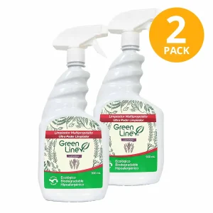 Green Line, Limpiador Multipropósito, Lavanda, 930 ml (Pack de 2)